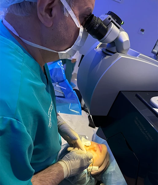 Dr. Khosrof operating on patient