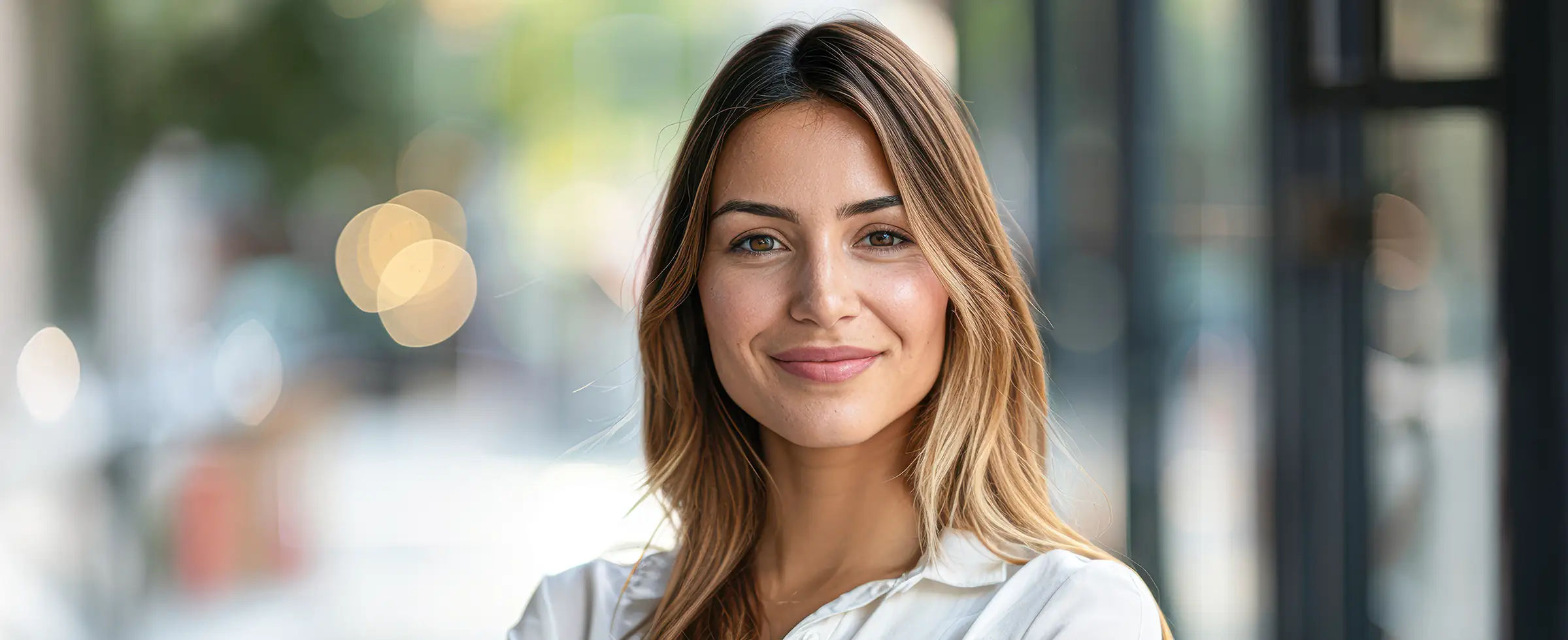 smiling healthy young woman