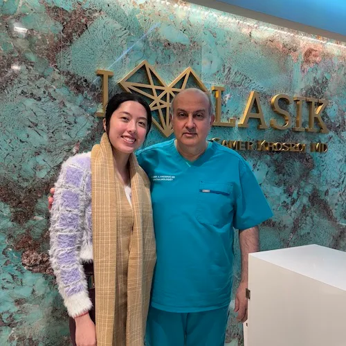 EVO patient with Dr. Khosrof